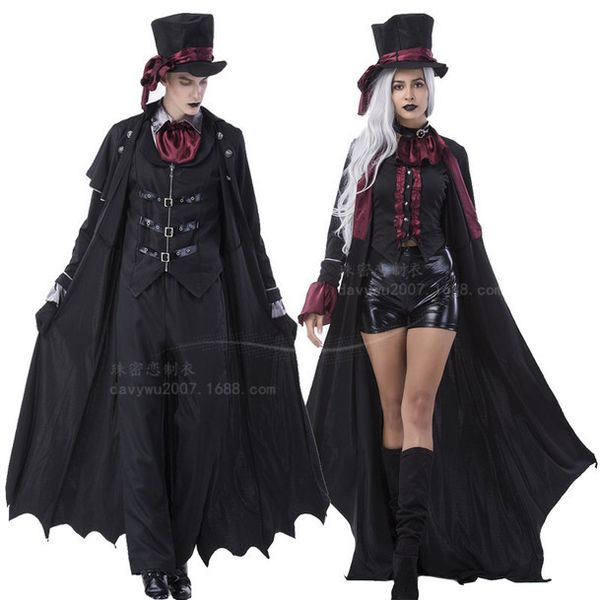 pearl love halloween male and female role play movie vampire costume cosplay couple costume_rw, Black;red 
pearl love halloween male and female role play movie vampire costume cosplay couple costume_rw, Black;red
