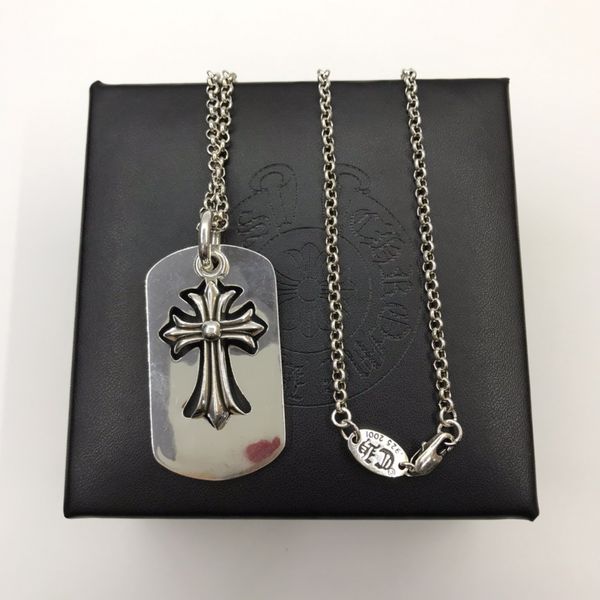 necklace crotcher's personalized cross pendant, smooth simple hip hop style, men's and women's versatile sweater, Silver
necklace crotcher's personalized cross pendant, smooth simple hip hop style, men's and women's versatile sweater, Silver