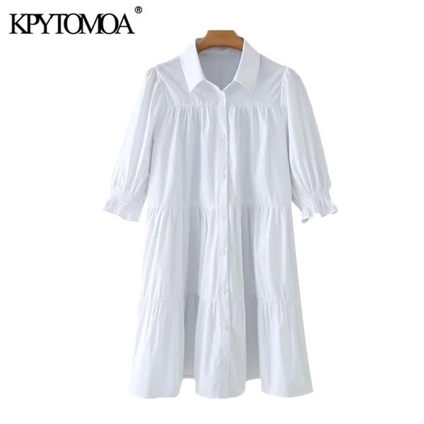 women sweet fashion button-up ruffled mini dress lapel collar puff sleeve female dresses vestidos mujer 210420, White
women sweet fashion button-up ruffled mini dress lapel collar puff sleeve female dresses vestidos mujer 210420, White