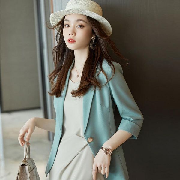 women's suits & blazers blazer jacket thin summer 2021 casual high design feeling fried street temperament net red small suit, White;black
women's suits & blazers blazer jacket thin summer 2021 casual high design feeling fried street temperament net red small suit, White;black