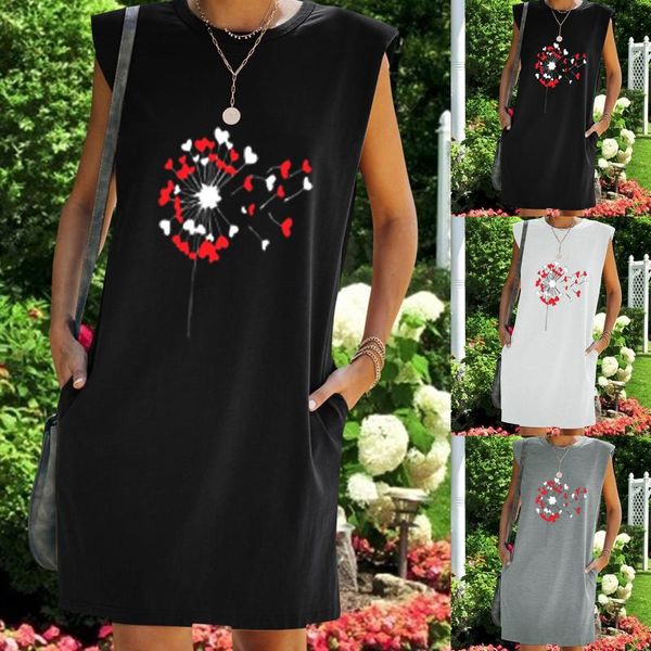 casual dresses 2021 women's fashion plus size loose dress sleeveless printed beach shirt ladies o neck prom party short, Black;gray
casual dresses 2021 women's fashion plus size loose dress sleeveless printed beach shirt ladies o neck prom party short, Black;gray