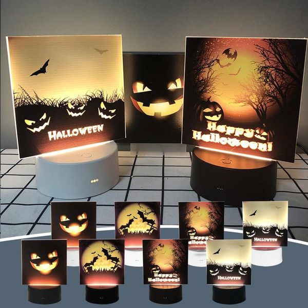 party decoration 2021 arrival halloween pumpkin bat pattern night light bright led lamp scene layout props fe
party decoration 2021 arrival halloween pumpkin bat pattern night light bright led lamp scene layout props fe