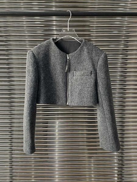 women's jackets 2021 women fashion long sleeve round neck woolen short coat 1104, Black;brown
women's jackets 2021 women fashion long sleeve round neck woolen short coat 1104, Black;brown