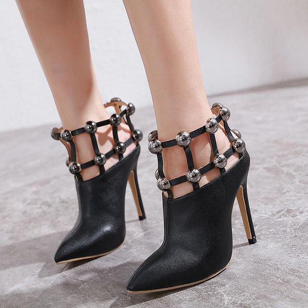 boots dijigirls designer fence winter women black ankle hollow high heels pointed toe gothic shoes female rivet party
boots dijigirls designer fence winter women black ankle hollow high heels pointed toe gothic shoes female rivet party