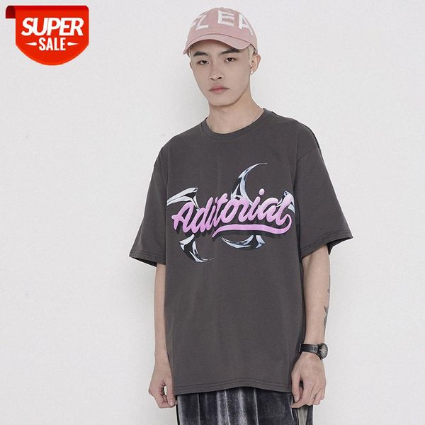 letter printing short-sleeved t-shirt men's ins round neck half-sleeved bf harajuku style summer loose five-point sleeves #il1t, White;black
letter printing short-sleeved t-shirt men's ins round neck half-sleeved bf harajuku style summer loose five-point sleeves #il1t, White;black