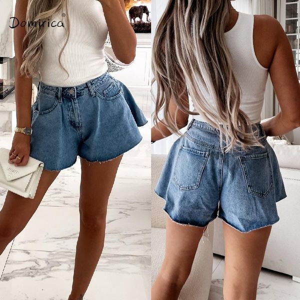 women's shorts denim fashion casual washed zipper summer clothing high waist biker women, White;black
women's shorts denim fashion casual washed zipper summer clothing high waist biker women, White;black