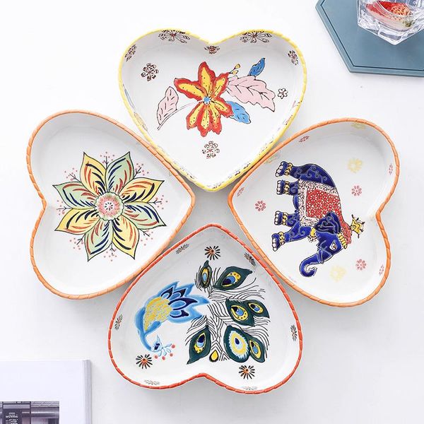 creative ceramic heart-shaped container steamed egg candy color dessert salad bowl american cake oven tableware bowls
creative ceramic heart-shaped container steamed egg candy color dessert salad bowl american cake oven tableware bowls