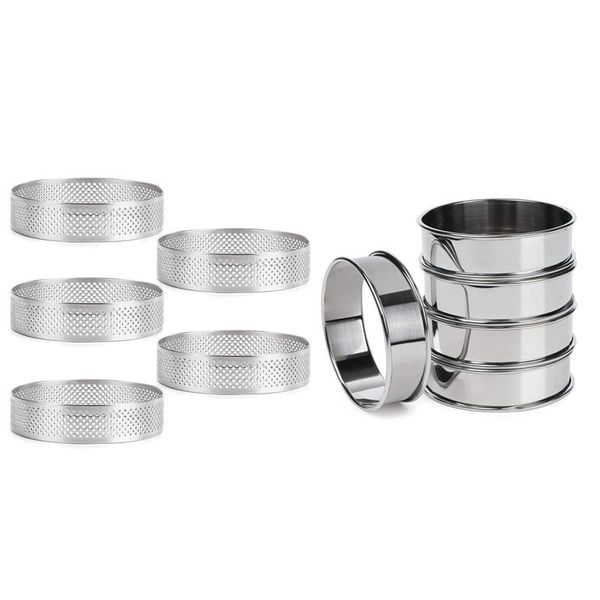 baking & pastry tools stainless steel double rolled tart rings and perforated cake mousse rings,rolled muffin rings,circle ring,10 pcs
baking & pastry tools stainless steel double rolled tart rings and perforated cake mousse rings,rolled muffin rings,circle ring,10 pcs