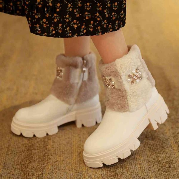 boots brand fashionable crystals tie fur skidproof tire sole keep warm plush winter shoes women snow boots, Black
boots brand fashionable crystals tie fur skidproof tire sole keep warm plush winter shoes women snow boots, Black