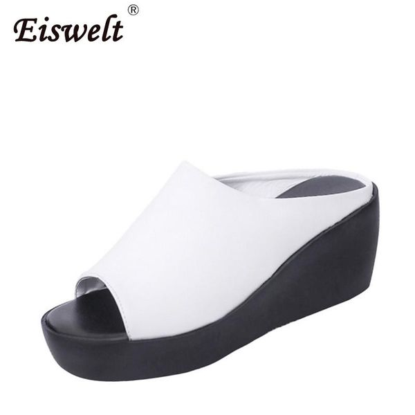 women summer fashion leisure shoes platform wedges fish mouth sandals thick bottom slipper, Black
women summer fashion leisure shoes platform wedges fish mouth sandals thick bottom slipper, Black