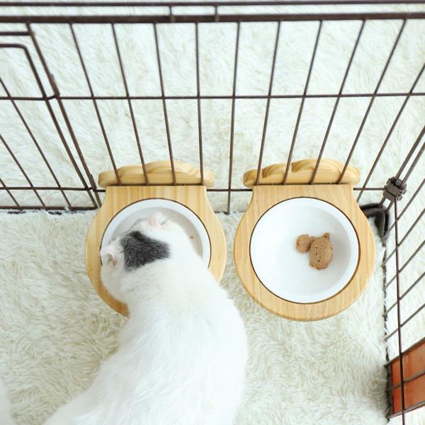 cat bowls & feeders ceramic bowl with wooden table water feeder pet supplies cage hanging m6105
cat bowls & feeders ceramic bowl with wooden table water feeder pet supplies cage hanging m6105