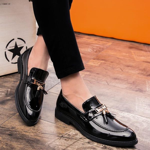 dress shoes 2021 fashion men loafers leather oxford business for lace up formal mariage wedding party k3, Black
dress shoes 2021 fashion men loafers leather oxford business for lace up formal mariage wedding party k3, Black