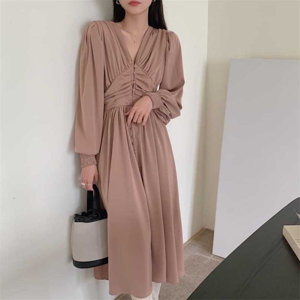 summer khaki gentle sweet ol solid v-neck elegance office lady chic slim girls all match long dresses vestidos 210525, Black;gray
summer khaki gentle sweet ol solid v-neck elegance office lady chic slim girls all match long dresses vestidos 210525, Black;gray