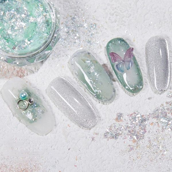box nail glitter powder flakes sparkly 3d light color changing sequins polish manicure art decorations tool, Silver;gold
box nail glitter powder flakes sparkly 3d light color changing sequins polish manicure art decorations tool, Silver;gold