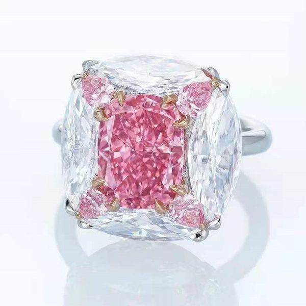 100% 925 sterling silver rings women high carbon 4ct pink diamond ring for girls luxury sparkling wedding party fine jewelry, Slivery;golden
100% 925 sterling silver rings women high carbon 4ct pink diamond ring for girls luxury sparkling wedding party fine jewelry, Slivery;golden
