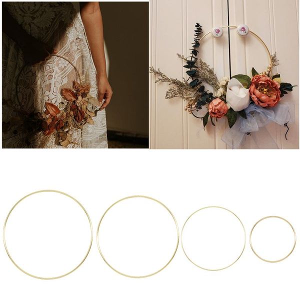decorative flowers & wreaths 10-40cm iron gold metal wreath portable ring garland wedding bride flower rack valentinesday gift diy handmade
decorative flowers & wreaths 10-40cm iron gold metal wreath portable ring garland wedding bride flower rack valentinesday gift diy handmade