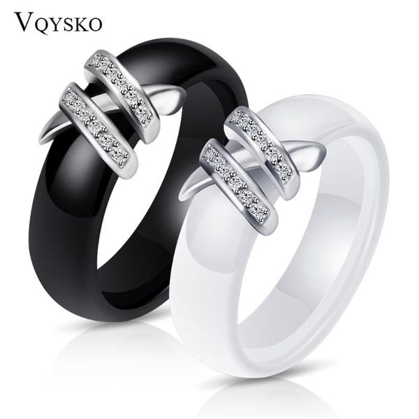 wedding rings arrival 6mm black and white simple style two line crystal ziron ceramic for women fashion jewelry gift, Slivery;golden
wedding rings arrival 6mm black and white simple style two line crystal ziron ceramic for women fashion jewelry gift, Slivery;golden