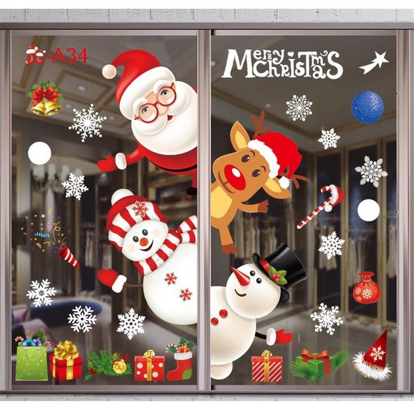 wall stickers 2021 christmas holiday window glass electrostatic paste sticker decoration for home decals
wall stickers 2021 christmas holiday window glass electrostatic paste sticker decoration for home decals