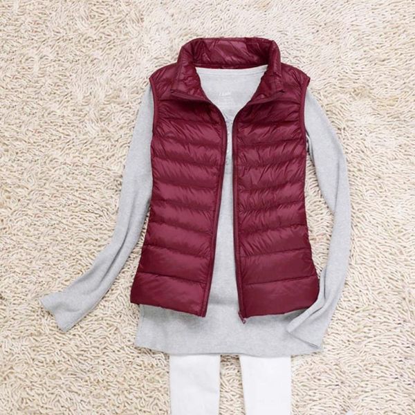 women's vests vest women winter waistcoat 90% white duck down sleeveless jackets veste femme ultra light female coats, Black;white
women's vests vest women winter waistcoat 90% white duck down sleeveless jackets veste femme ultra light female coats, Black;white
