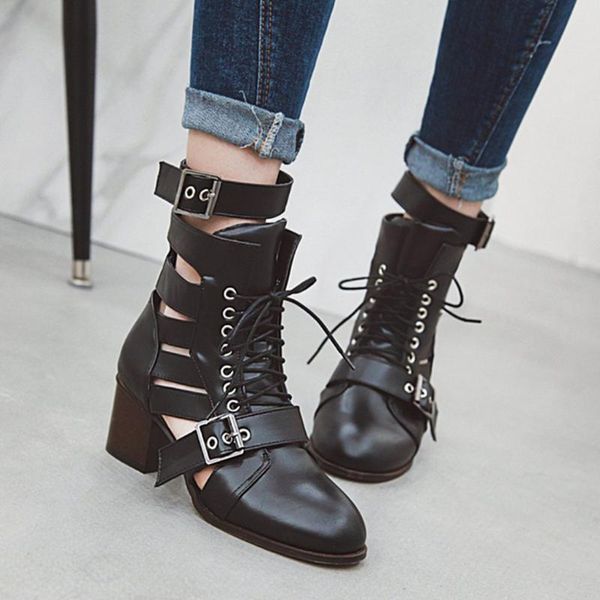 large size summer heeled sandals women shoes rome high heels peep toe belt buckle party lady, Black
large size summer heeled sandals women shoes rome high heels peep toe belt buckle party lady, Black