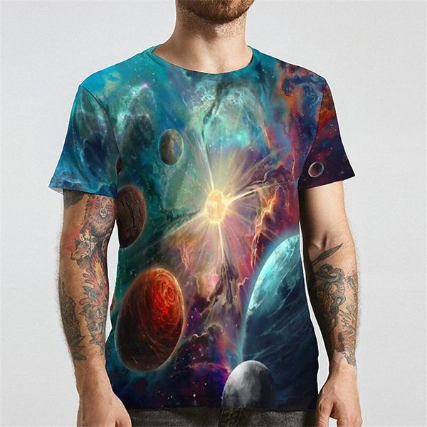 men's tee t shirt 3d print galaxy graphic plus size round neck daily print short sleeve green blue rainbow / summer g8km#, White;black
men's tee t shirt 3d print galaxy graphic plus size round neck daily print short sleeve green blue rainbow / summer g8km#, White;black