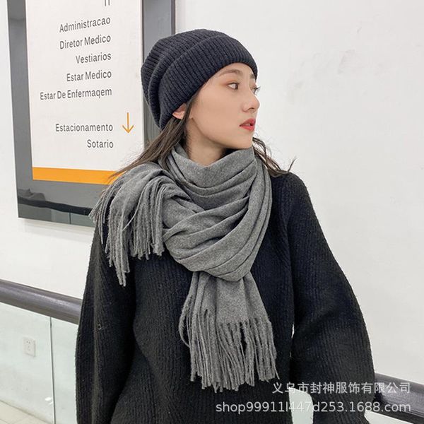 scarves the 2021 fashion thickens solid-color autumn/winter candy lady shawl scarf, Blue;gray
scarves the 2021 fashion thickens solid-color autumn/winter candy lady shawl scarf, Blue;gray