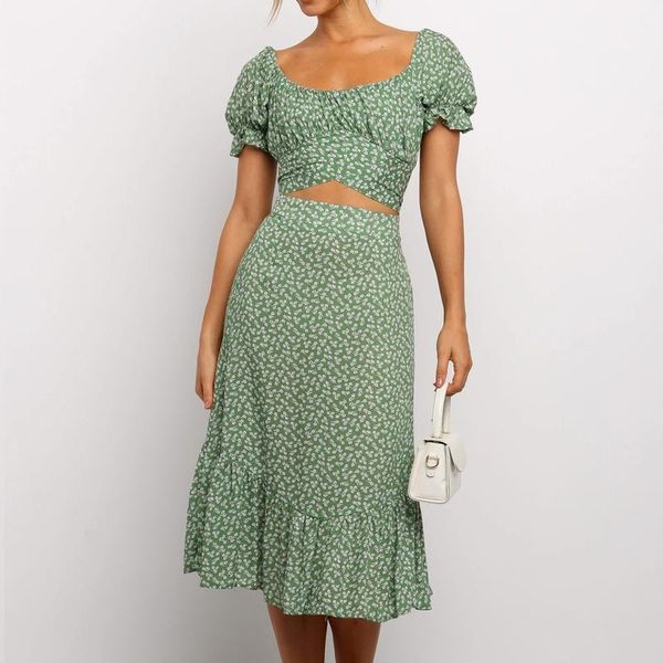 vestidos vintage ruffles women dresses print puff sleeve summer beach sweet casual square collar floral maxi long dress two piece, Black;gray
vestidos vintage ruffles women dresses print puff sleeve summer beach sweet casual square collar floral maxi long dress two piece, Black;gray