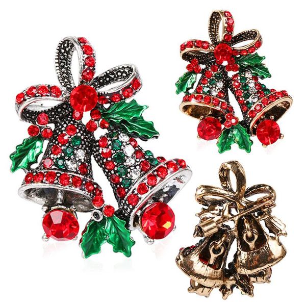 pins, brooches lovely two bow bells for women christmas suit pins vintage creative gift jewelry coat dress accessories decoration, Gray
pins, brooches lovely two bow bells for women christmas suit pins vintage creative gift jewelry coat dress accessories decoration, Gray