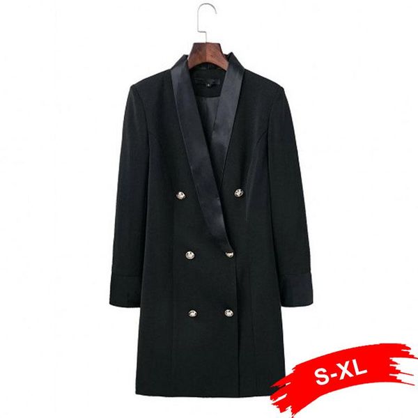 women's suits & blazers european and american office lady small suit double breasted commuter large size jacket long style, White;black
women's suits & blazers european and american office lady small suit double breasted commuter large size jacket long style, White;black