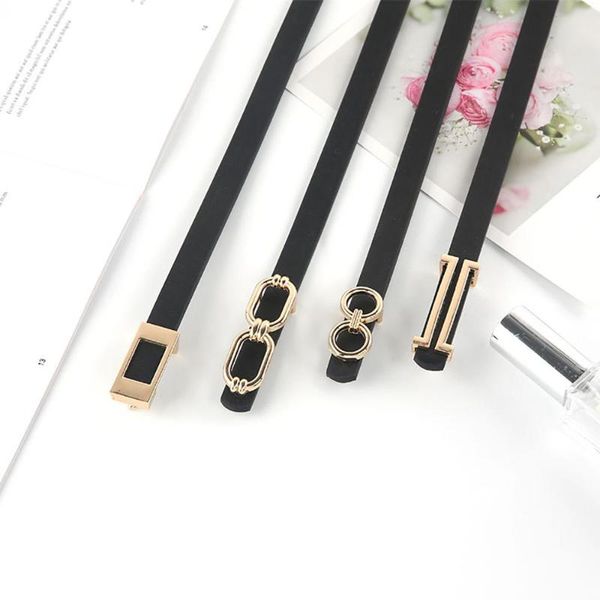 belts women's belt pu thin for women personality metal buckle waist strap ladies trouser dress decoration waistband, Black;brown
belts women's belt pu thin for women personality metal buckle waist strap ladies trouser dress decoration waistband, Black;brown