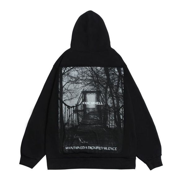 men's hoodies & sweatshirts 2021 autumn forest landscape print punk rock men hip hop fleece hooded pullover gothic clothes sweat capuch, Black
men's hoodies & sweatshirts 2021 autumn forest landscape print punk rock men hip hop fleece hooded pullover gothic clothes sweat capuch, Black