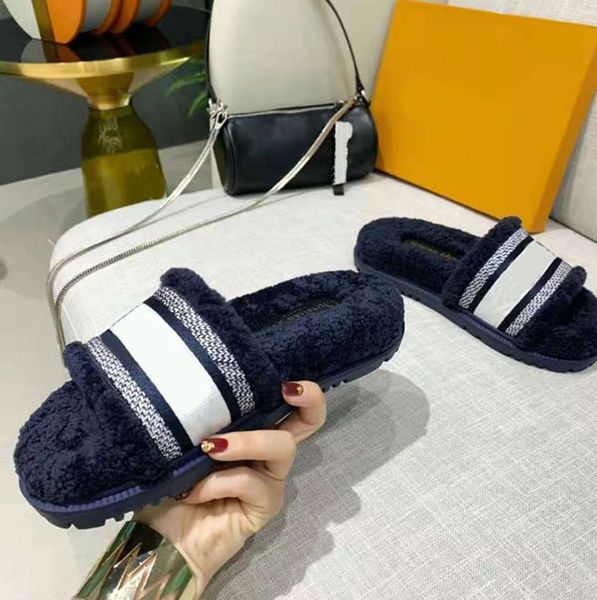 direct selling women's high-quality wool slippers fashion embroidery letters leather flat sandals l bathroom luxury flat shoes beach sh, Black
direct selling women's high-quality wool slippers fashion embroidery letters leather flat sandals l bathroom luxury flat shoes beach sh, Black