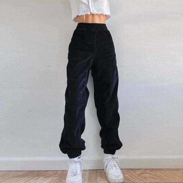 women's pants & capris black casual corduroy high waist harem women autumn skinny pocket trousers ladies fashion streetwear joggers, Black;white
women's pants & capris black casual corduroy high waist harem women autumn skinny pocket trousers ladies fashion streetwear joggers, Black;white
