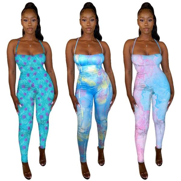 women's jumpsuits & rompers tie dye polka dot printed womens jumpsuit summer fashion clothes 2021 streetwear spaghetti strap cross back, Black;white
women's jumpsuits & rompers tie dye polka dot printed womens jumpsuit summer fashion clothes 2021 streetwear spaghetti strap cross back, Black;white