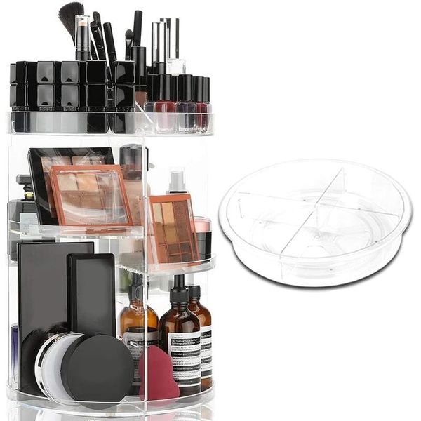 rotating makeup organizer cosmetic storage spinning holder with 1pcs rack 360 turntable boxes & bins
rotating makeup organizer cosmetic storage spinning holder with 1pcs rack 360 turntable boxes & bins