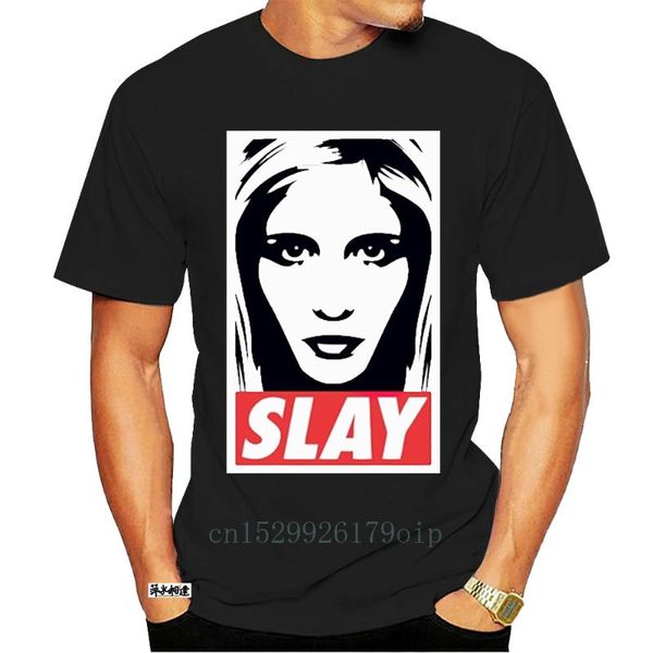 slay t-shirt buffy the vampire slayer tee 0937d men's t-shirts, White;black