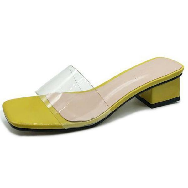 transparent women slippers summer lady high heels flip-flops outdoor beach shoes non-slip slides girl sandals square heel, Black
transparent women slippers summer lady high heels flip-flops outdoor beach shoes non-slip slides girl sandals square heel, Black