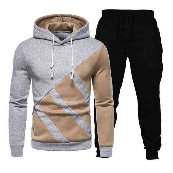 new men tracksuit hoodies casual thick pullover and long pant 2-piece set autumn fleece jogger sports suit, Gray
new men tracksuit hoodies casual thick pullover and long pant 2-piece set autumn fleece jogger sports suit, Gray