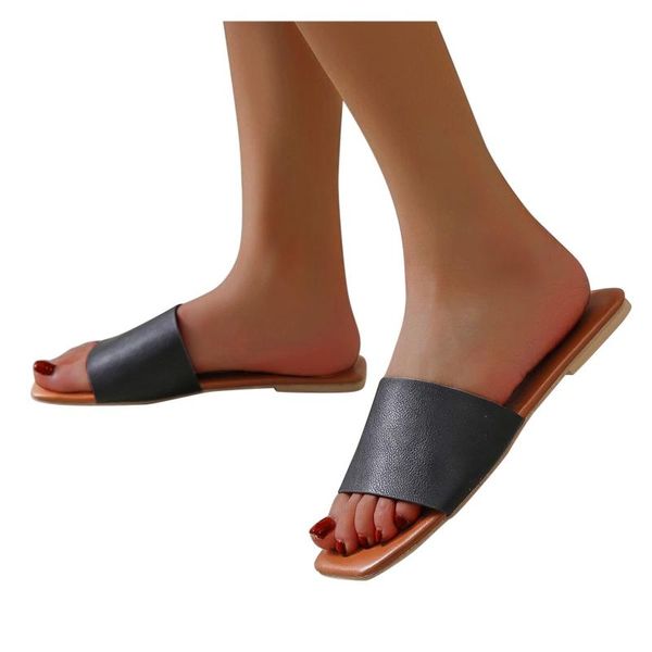 leisure slippers women 2021 solid casual flat sandals summer shoes woman outdoor beach flip flops ladies, Black
leisure slippers women 2021 solid casual flat sandals summer shoes woman outdoor beach flip flops ladies, Black