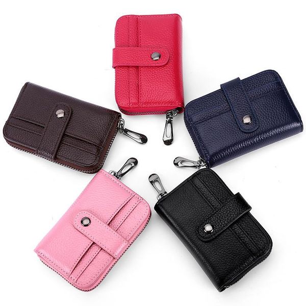 card holders fashion rfid mini wallet women id genuine leather bank holder for men coin purse small red, Brown;gray
card holders fashion rfid mini wallet women id genuine leather bank holder for men coin purse small red, Brown;gray