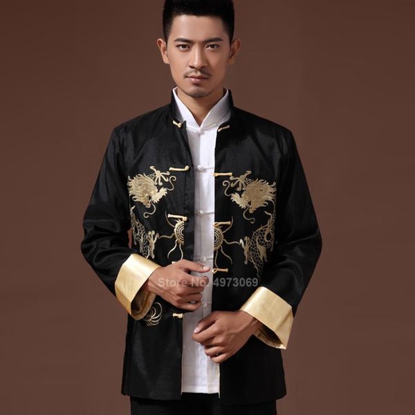 male clothes 2021 embroidery dragon tangsuit traditional chinese clothing for men shirt jacket cheongsam hanfu vintage ethnic, Red
male clothes 2021 embroidery dragon tangsuit traditional chinese clothing for men shirt jacket cheongsam hanfu vintage ethnic, Red