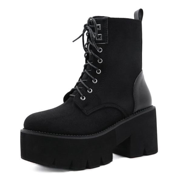boots womens platform suede leather ankle block high heel shoes punk motorcycle black plus size 2021
boots womens platform suede leather ankle block high heel shoes punk motorcycle black plus size 2021