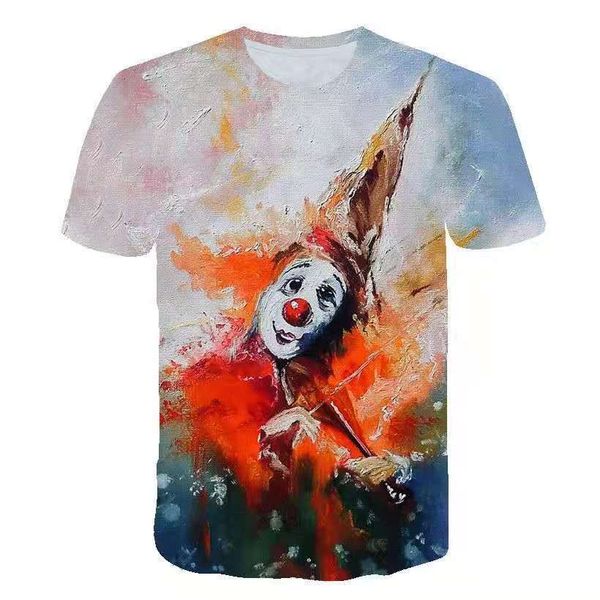 Movie character pattern men's 3D printed T-shirt visual impact party top streetwear punk gothic round neck high quality American muscle, White;black
Movie character pattern men's 3D printed T-shirt visual impact party top streetwear punk gothic round neck high quality American muscle, White;black