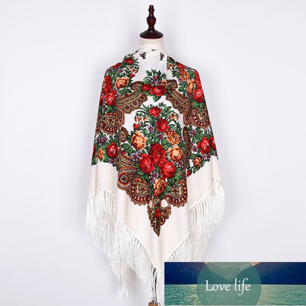 russian national babushka 160*160cm women national scarf shawl lady tassel floral print head wraps beach travel shawls bandana, Blue;gray
russian national babushka 160*160cm women national scarf shawl lady tassel floral print head wraps beach travel shawls bandana, Blue;gray