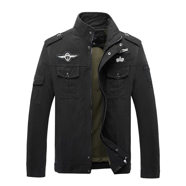 men's casual jacket for autumn and winter 2020 large men's coat, Black
men's casual jacket for autumn and winter 2020 large men's coat, Black