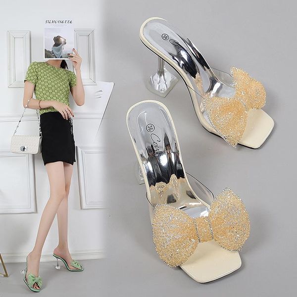 dress shoes women's rhinestones slippers female summer 2021 fashion fish mouth square high heels sandals glass glue drag stiletto, Black
dress shoes women's rhinestones slippers female summer 2021 fashion fish mouth square high heels sandals glass glue drag stiletto, Black