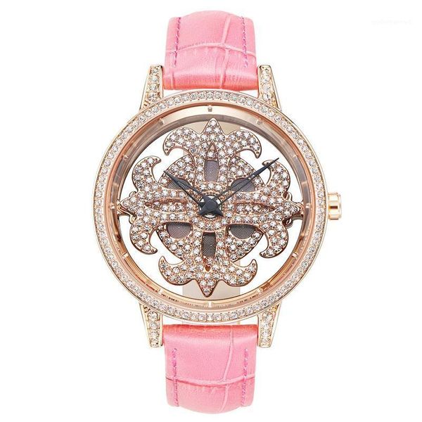 wristwatches 2021 hollow female watches rose gold quartz watch women's waterproof ladies leather strap full diamond clock fashion, Slivery;brown
wristwatches 2021 hollow female watches rose gold quartz watch women's waterproof ladies leather strap full diamond clock fashion, Slivery;brown