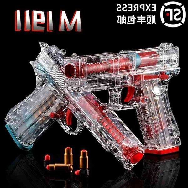 0165shell throwing 1911 soft elastic simulation exploration version manual launching glock model boy's children's toy
0165shell throwing 1911 soft elastic simulation exploration version manual launching glock model boy's children's toy