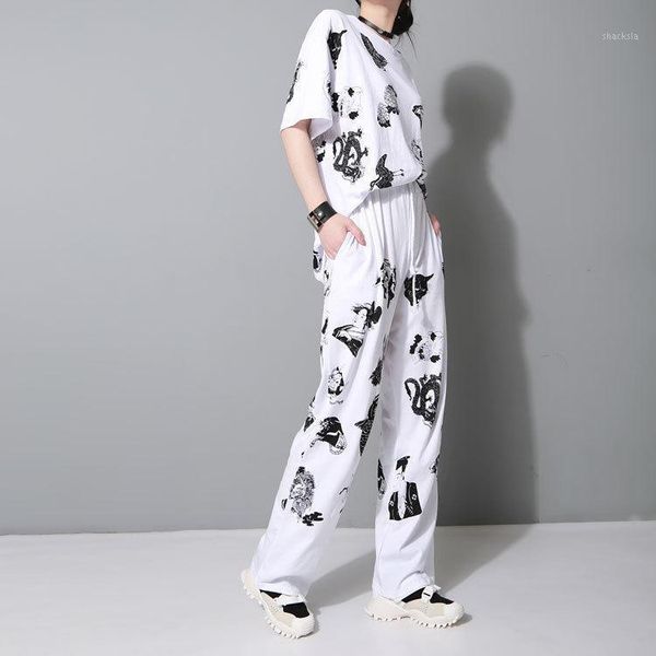 women's tracksuits harajuku t-shirt straight pants suit men womens and blouses 2 piece set summer clothes for women plus size, Gray
women's tracksuits harajuku t-shirt straight pants suit men womens and blouses 2 piece set summer clothes for women plus size, Gray