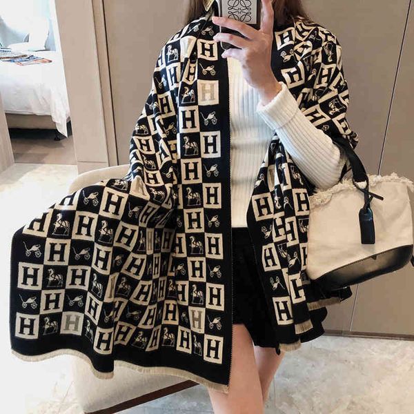 70% off design scarf scarf shawl for women in autumn and with thickened korean version versatile grade cashmere like air conditioning room t, Blue;gray
70% off design scarf scarf shawl for women in autumn and with thickened korean version versatile grade cashmere like air conditioning room t, Blue;gray